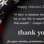 Happy Veteran's Day 2 20234